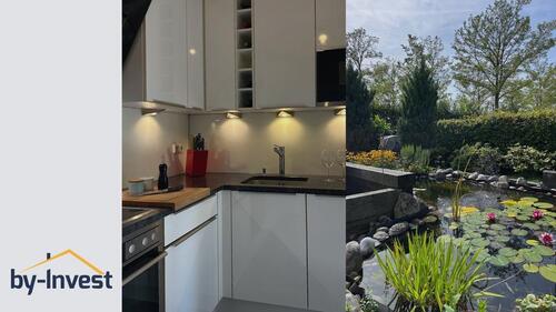 Foto - Einziehen & Wohlfühlen: Moderne Gartenwohnung mit Teich in Münche