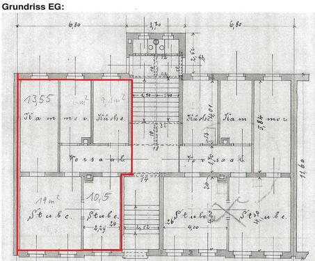 Foto - 3 Zimmer Hochparterre zur Miete in Frankenberg (Sachsen)