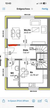 Foto - 100 m2 Doppelhaus Wohnung in Elverdissen zu vermieten