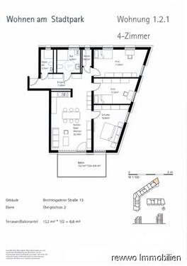 Foto - Erstbezug 4-Zimmerwohnung mit Tiefgaragenstellplatz in Burghausen