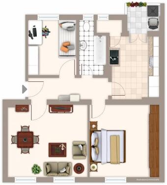 Foto - Erdgeschoßwohnung in Mönchengladbach zur Miete