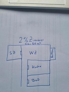 Foto - 2.5 Zimmer Wohnung - 91.000,00&nbsp;EUR Kaufpreis, ca.&nbsp; 50,00&nbsp;m&sup2;