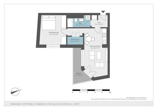 Foto - Etagenwohnung zur Miete in Dresden