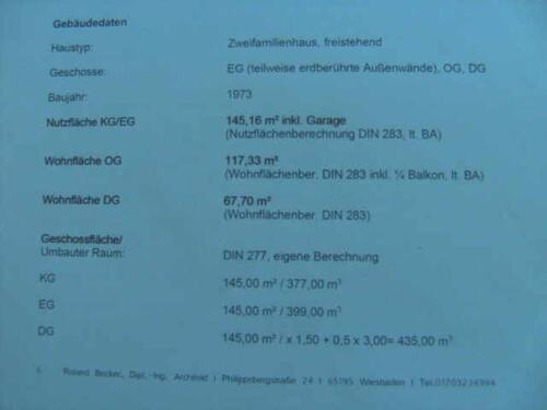 Foto - 4 Zimmer Mehrfamilienhaus, Wohnhaus in Waldalgesheim