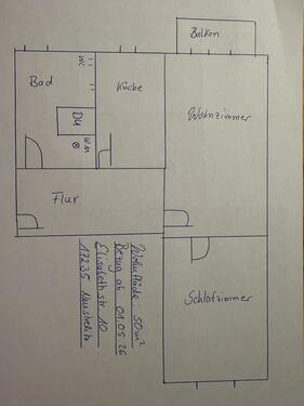 Foto - !!Schöne 2 Raumwohnung mit BALKON in begehrter Lage !!