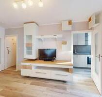 Möbliertes 1-Zi.Apartment mit sonniger West-Loggia und TG-Stellplatz in begehrter Lage nahe der Isar - München Au-Haidhausen Möbliertes 1-Zi.Apartment mit sonniger West-Loggia und TG-Stellplatz in begehrter Lage nahe der Isar - München Au-Haidhausen