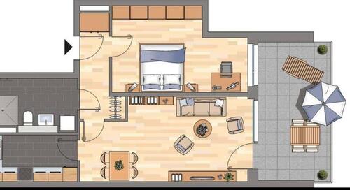 Foto - 2 Zimmer Erdgeschoßwohnung zur Miete in Essen