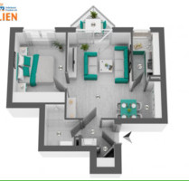 Schöne 2-Zimmer-Wohnung am Marktplatz in Neckarwestheim - Bad Grönenbach