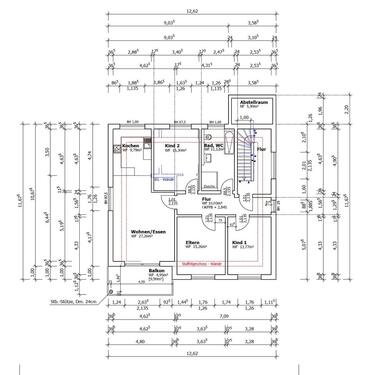 Foto - Erstbezug: 4-Zimmer Obergeschosswohnung mit Terrasse