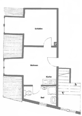 Foto - Etagenwohnung zur Miete in Schlitz