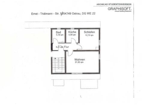 Foto - 2 Zimmer Dachgeschoßwohnung in Ostrau