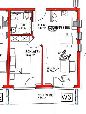 Foto - 2 Zimmer Erdgeschoßwohnung zum Kaufen in Ofterdingen