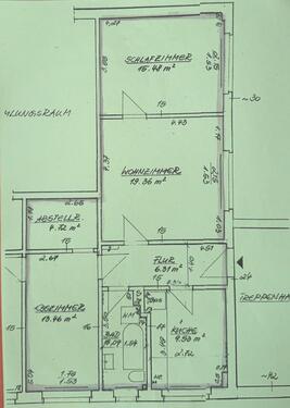 Foto - 3 Zimmer Erdgeschoßwohnung zur Miete in Röbel/Müritz