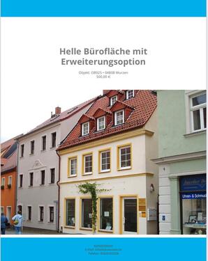 Foto - Büroräume in Wurzen - 815,00 EUR Kaltmiete, ca.  97,00 m²