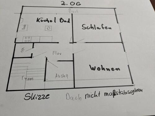 Foto - 2-Zimmer-DG Wohnung durch Ausbau eines 2Familienhauses