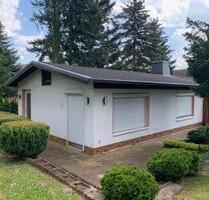 BUNGALOW massiv winterfest + Baurecht 40 m² + Kamin + möbliert - Bad Schmiedeberg