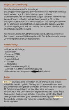 Foto - 11 Zimmer Mehrfamilienhaus, Wohnhaus in Ulm