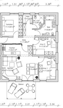 Foto - 4 Zimmer Wohnung - 920,00 EUR Kaltmiete,