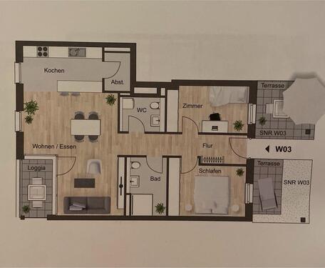 Foto - Etagenwohnung in Salem zur Miete