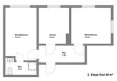 Foto - 2 Zimmer Etagenwohnung zur Miete in Zittau