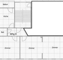 Zentral gelegene 3 Zimmer Wohnung mit Balkon - Kiel Schreventeich