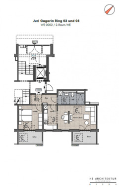 Foto - 2 Zimmer Erdgeschoßwohnung zur Miete in Jacobsdorf