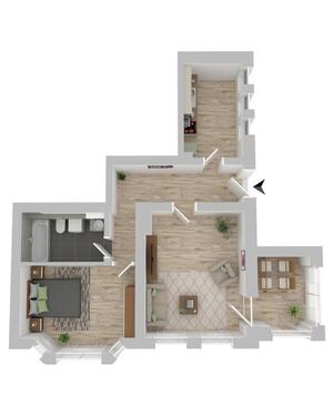 Foto - 2 Zimmer Etagenwohnung zur Miete in Zeitz