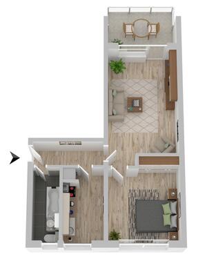 Foto - 2 Zimmer Etagenwohnung zur Miete in Zeitz