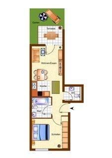 Foto - 2 Zimmer Terrassenwohnung zum Kaufen in Leipzig