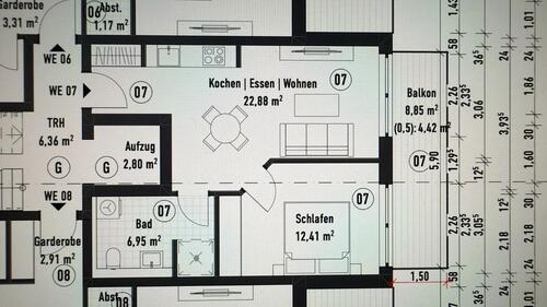 Foto - Etagenwohnung in Glattbach zur Miete