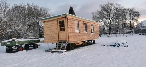 Foto - tiny house ökologisch aus Holz gebaut 30m²