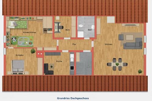 Foto - 4 Zimmer Dachgeschoßwohnung in Fröndenberg (Ruhr)