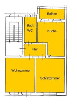 Foto - Etagenwohnung zur Miete in Hainichen