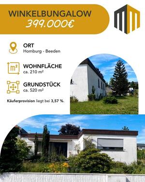 Foto - Winkelbungalow in Homburg Beeden