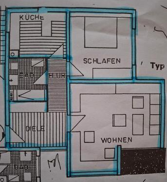 Foto - Schöne 2 Zimmer Küche Bad Wohnung mit Dusche in Pirmasens