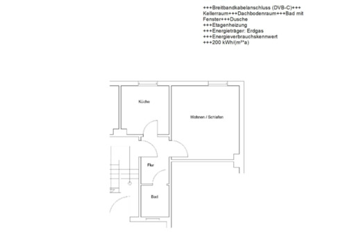 Foto - Helle 1-Z-Wohnung in Lehndorf- vollmöbliert & sofort bezugsfertig