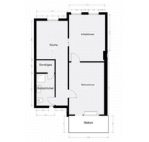 Zentrale 3 ZKB mit Balkon im Herzen von Mayen 2.OG