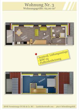 Foto - Etagenwohnung in Schenklengsfeld zur Miete