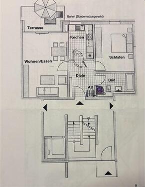 Foto - Helle 2-Zimmer-Wohnung mit Garten und Terasse in Köln Klettenberg