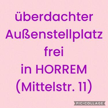 Foto - HorremKerpen: Auto Stellplatz (überdacht) frei ab sofort