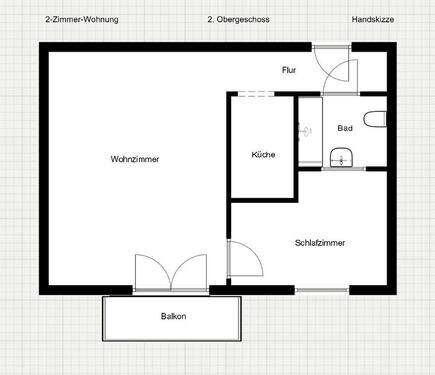 Foto - 2 Zimmer Etagenwohnung zur Miete in Mittweida