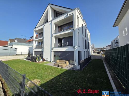 Foto - 3-Zimmer-Wohnung in Mainz-Kastel: Neubau 2023, Terrasse, Gartenanteil, Einbauküche, Tiefgarage
