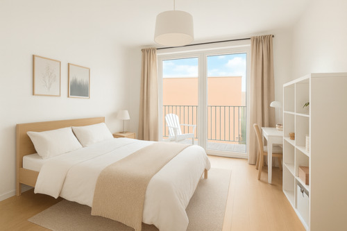 Foto - Frisch renovierte 1-Zimmer-Wohnung – voll möbliert