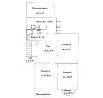 6-Zimmer-Altbauwohnung Dachterrasse & Balkon – Wohnen u. Arbeiten - Bremen Schwachhausen