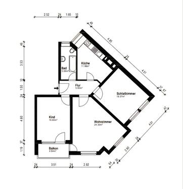Foto - Kernsanierte 3 Zimmer Wohnung in bester Lage