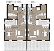 Moderne Doppelhaushälfte,KfW40, PV-Anlage, Carport, Dachterrasse - Bielefeld Sennestadt
