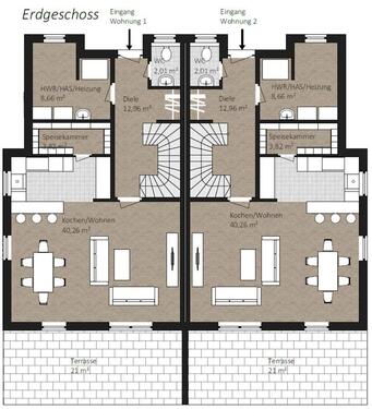 Foto - 5 Zimmer Einfamilienhaus zur Miete in Bielefeld
