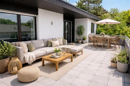 Foto - Drei,-(Vier) Familienhaus KFW Standard A Südhang Ochsenfurt