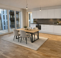 NEUBAU | lichtdurchflutete 3-Zimmer Wohnung mit EBK, Süd-West Balkon, Innenstadt - Fulda