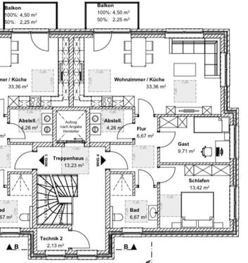 Foto - 3 Zimmer Etagenwohnung zur Miete in Haren (Ems)